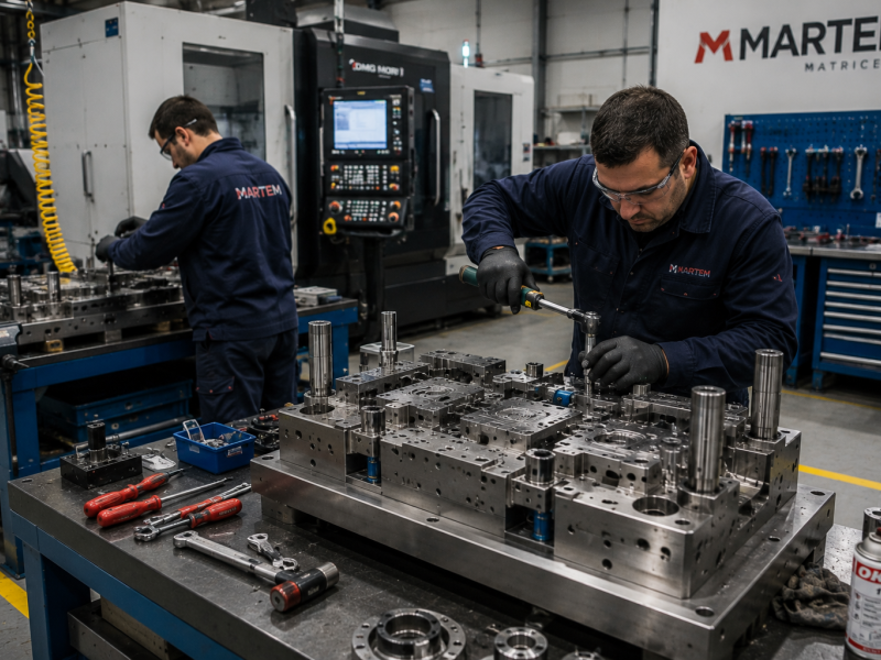 VKS Matricerías · Reparación y mantenimiento de matrices y utillajes industriales